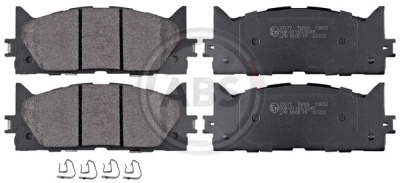 Колодки дисковые передние 157.8x17.4x56.9, Toyota Camry V40/V45 2.4/VVTi/3.5 06> Lexus ES.