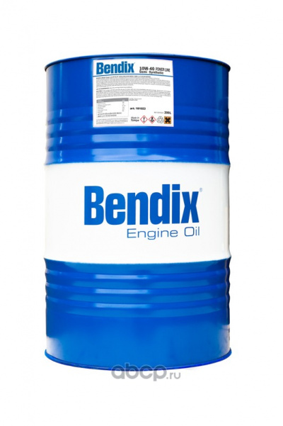Масло моторное, полусинтетика BENDIX POWER LINE SAE 10W-40 API SL/CF ACEA A3/B4 MB229.1 VW 501.01