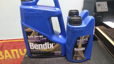 BENDIX  POWER LINE SAE 5W-30 1 л. синтетика масло моторное.